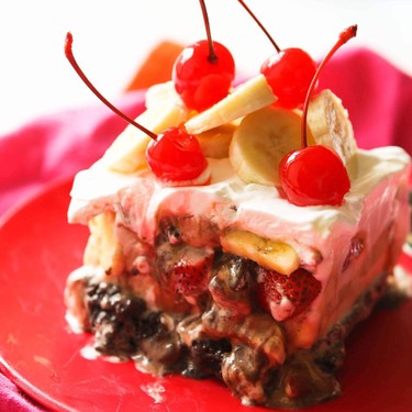 Banana Split Frozen Dessert Recipe | SideChef