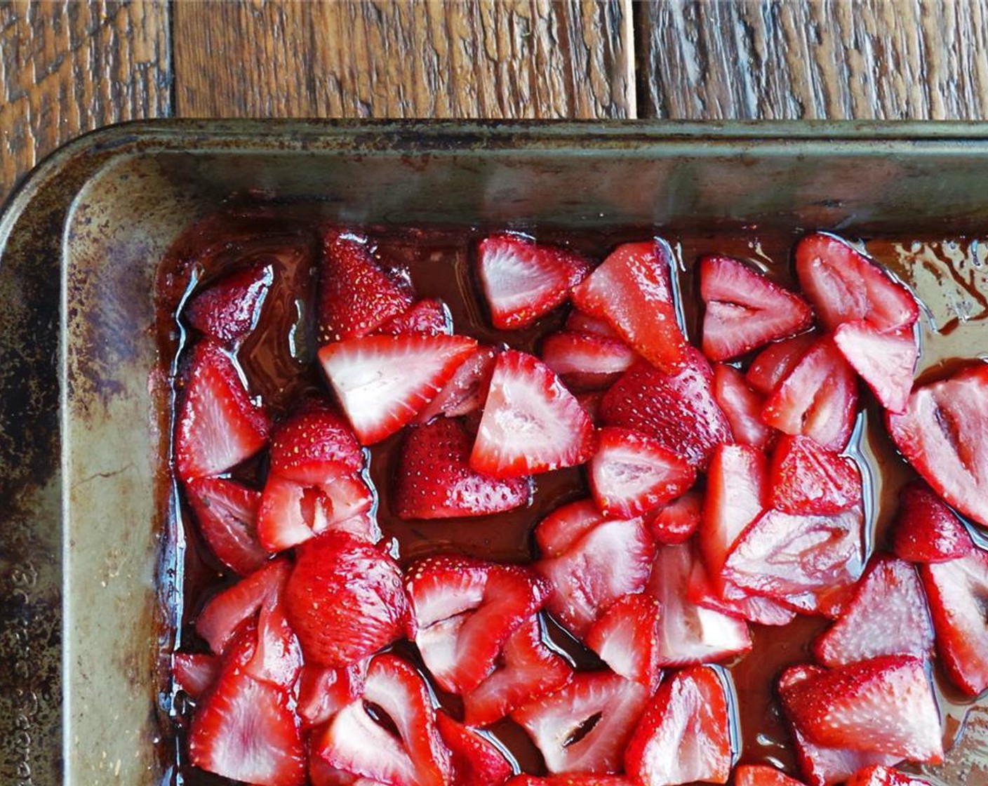 step 3 Spoon out two tablespoons of syrup and set aside. If desired, set aside a spoonful of the strawberries for garnish.