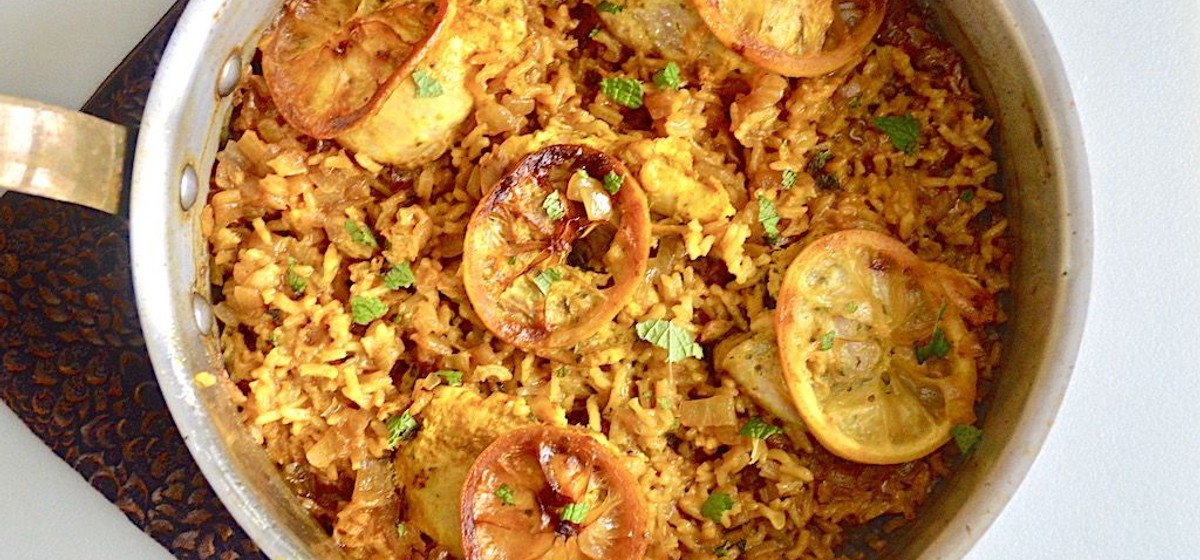 One Pan Mediterranean Chicken and Rice Recipe | SideChef