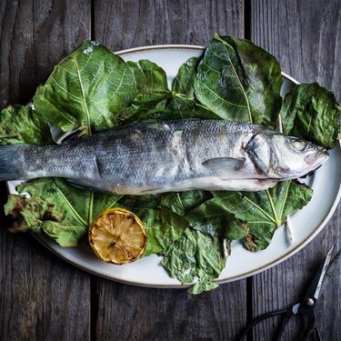 Fig Leaf Wrapped Grilled Fish Recipe | SideChef