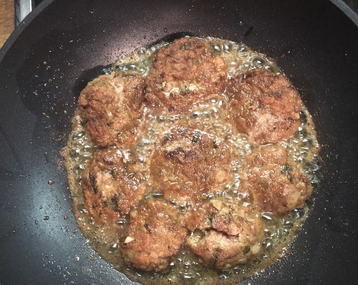 step 18 Fry all patties on medium-high heat.