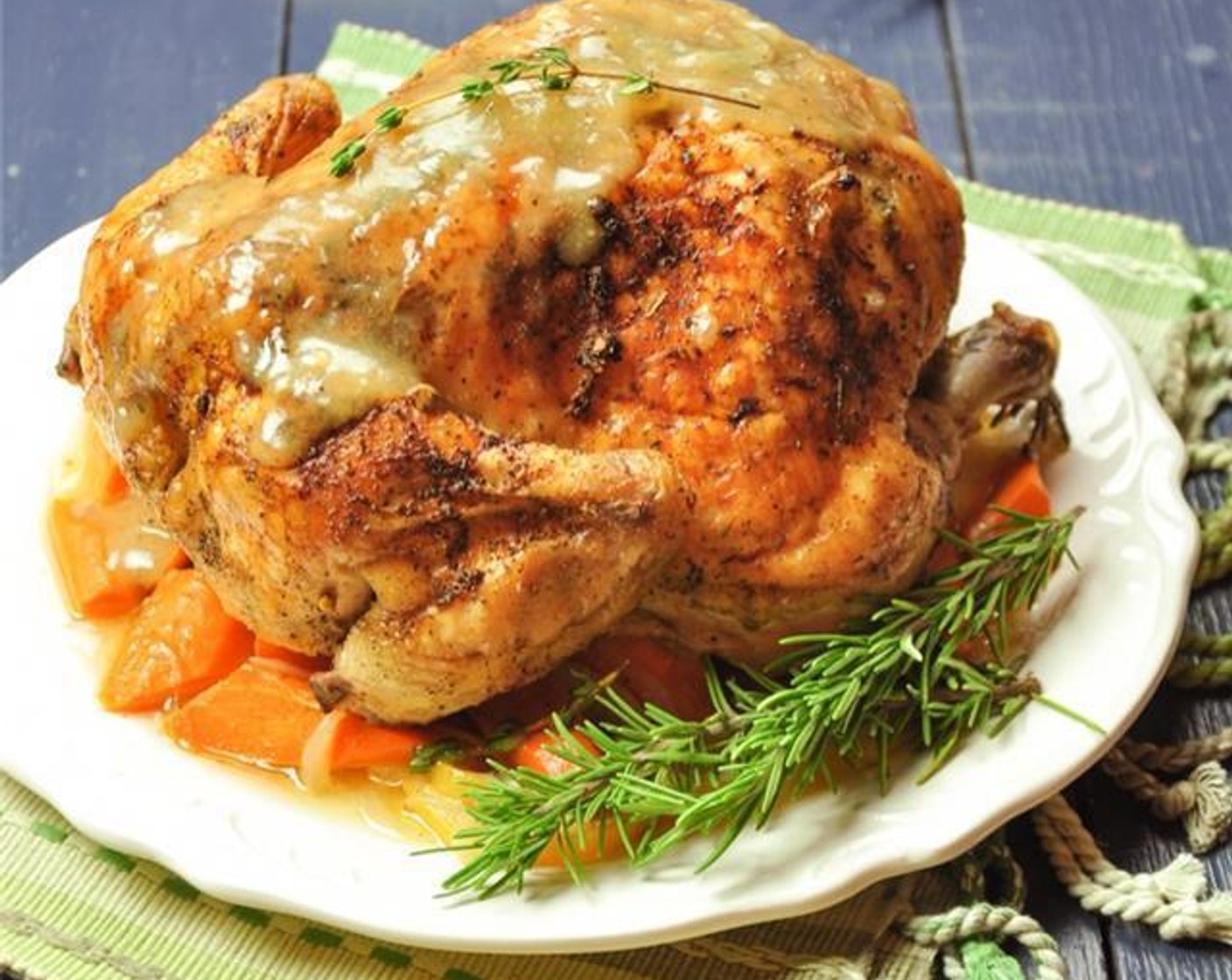 Roasted Lemon Herb Whole Chicken