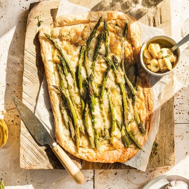 Asparagus and Cheese Tart Recipe | SideChef