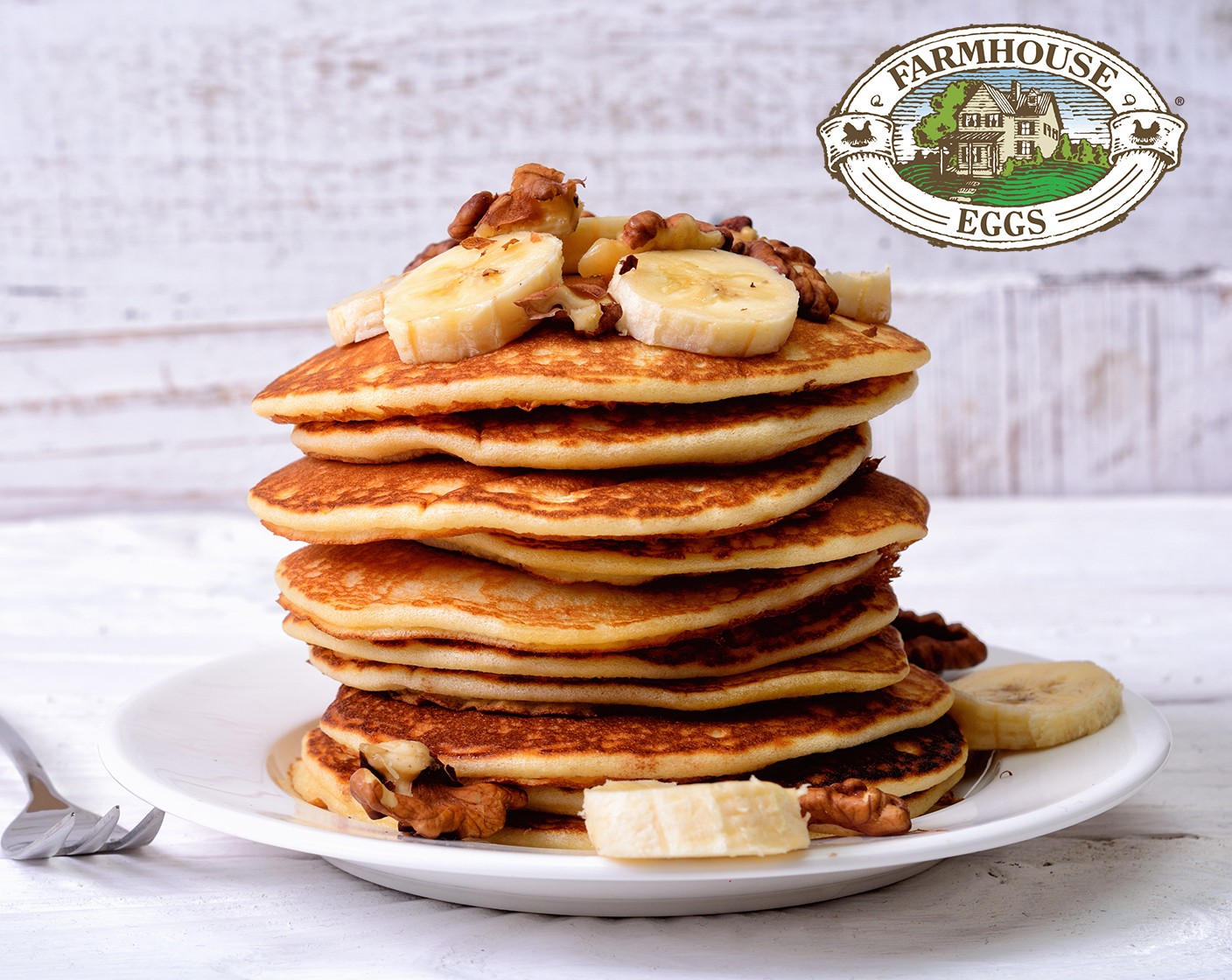 Banana Walnut Pancakes