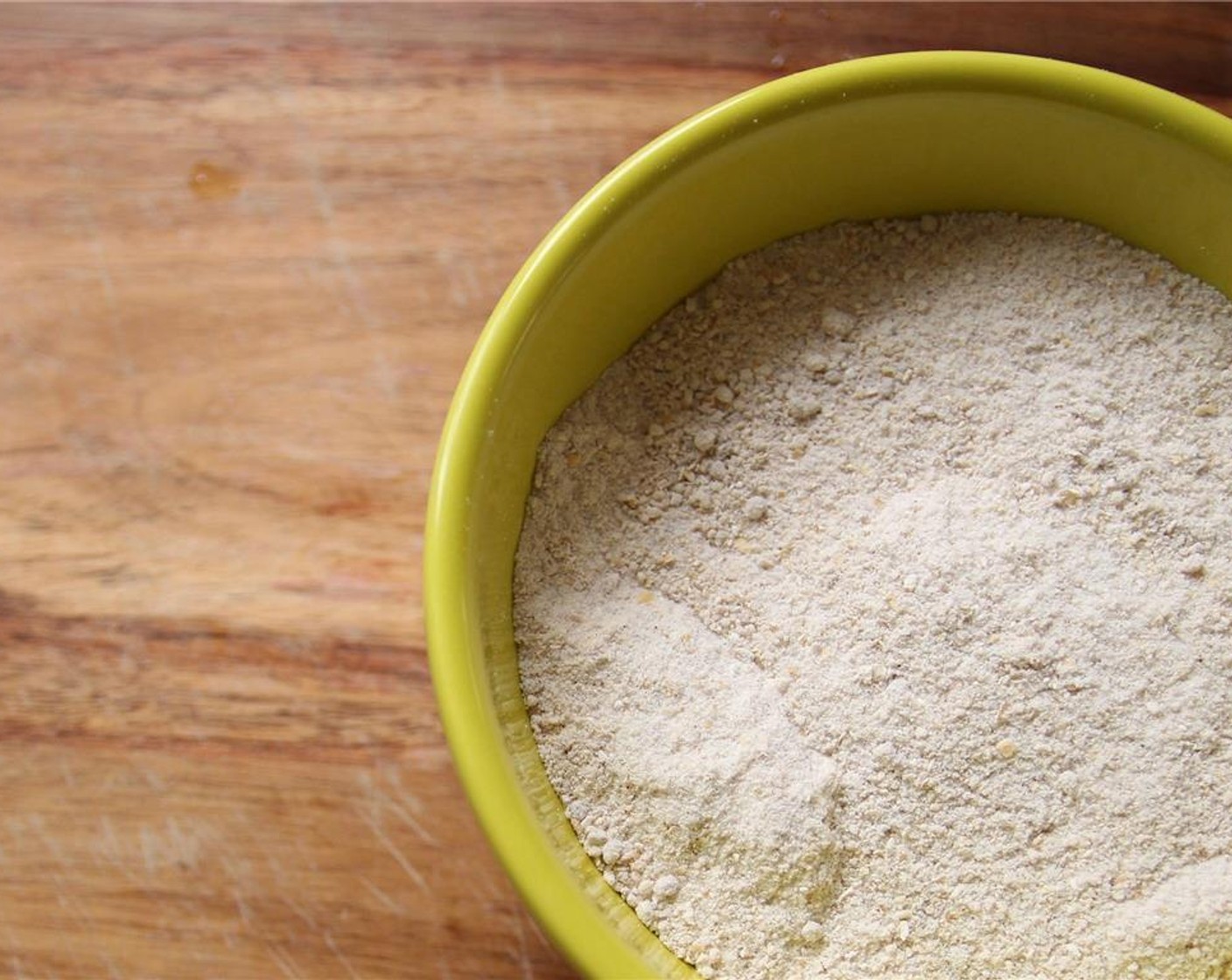 step 3 Combine the Almond Meal (3 Tbsp), Oat Flour (1/2 cup), Sweet Glutinous Rice Flour (1/2 cup), Pure Cane Sugar (3/4 cup), Baking Powder (1 tsp), Ground Cinnamon (1 tsp) and Salt (1/2 tsp) in a large bowl, mixing well.