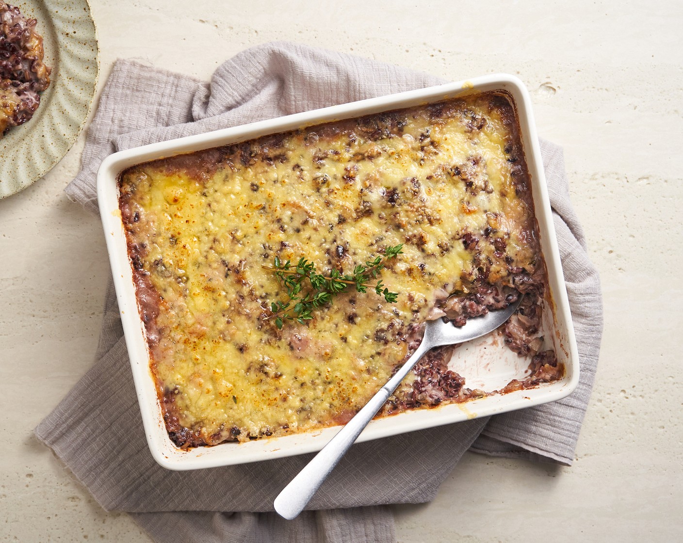 Brown Rice and Mushroom Casserole