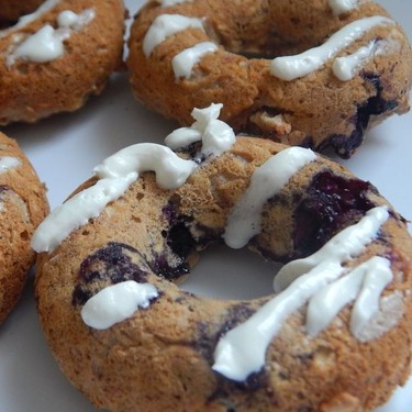 Blueberry Oatmeal Donuts Recipe | SideChef