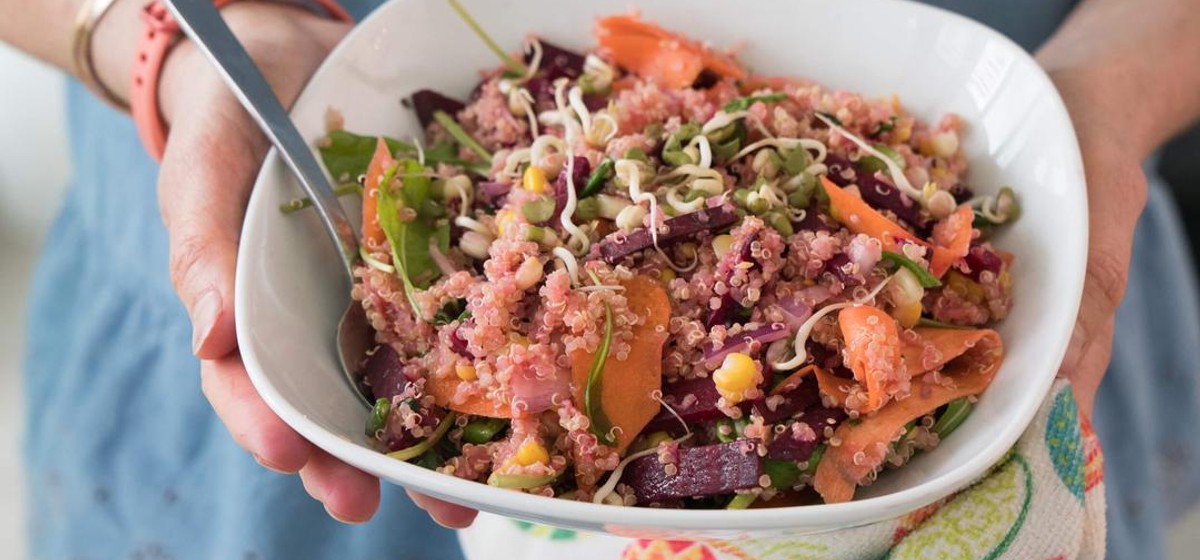 Pretty in Pink Quinoa Bowl Recipe | SideChef