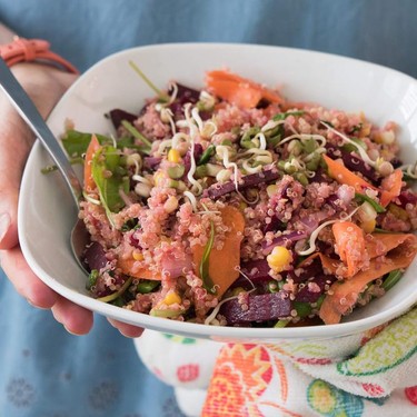 Pretty in Pink Quinoa Bowl Recipe | SideChef