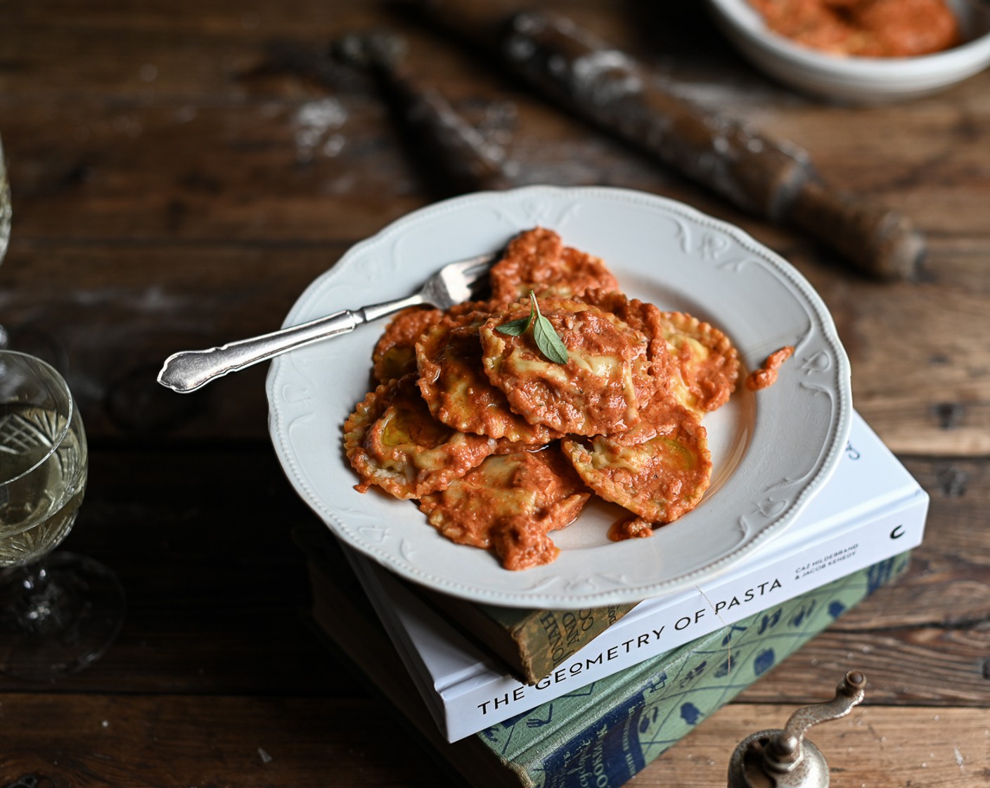 Tuscan Style Ravioli in Creamy Tomato Sauce