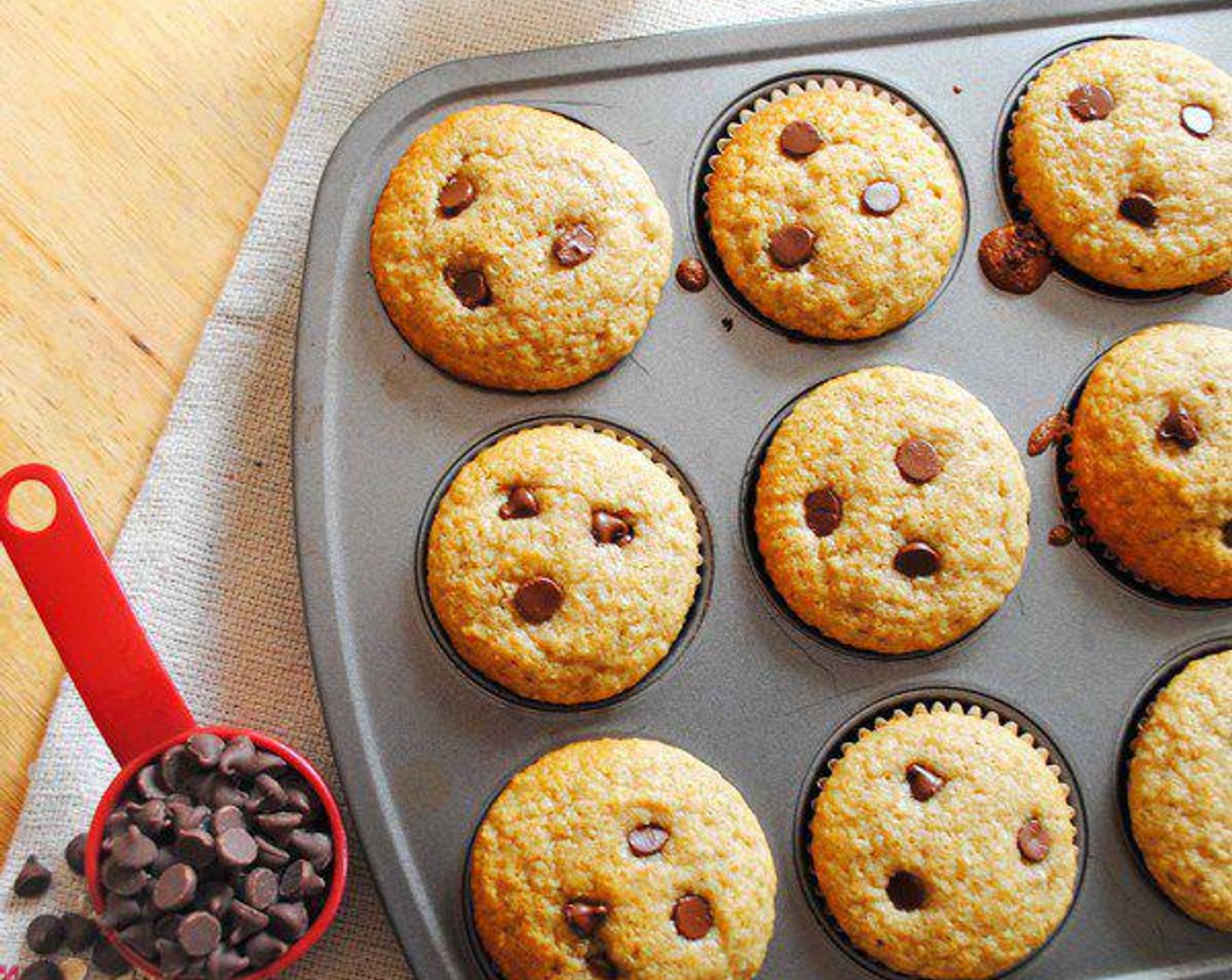 Chocolate Chip Oat Muffins