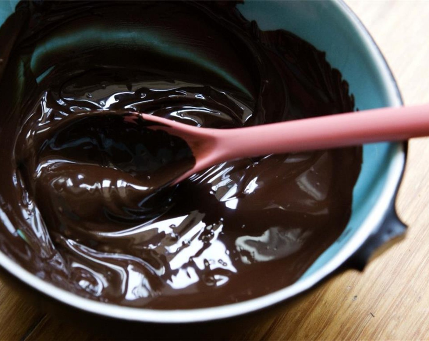 step 6 In a double sauce pan, melt the Semi-Sweet Chocolate Chips (1/4 cup). Let it cool down.