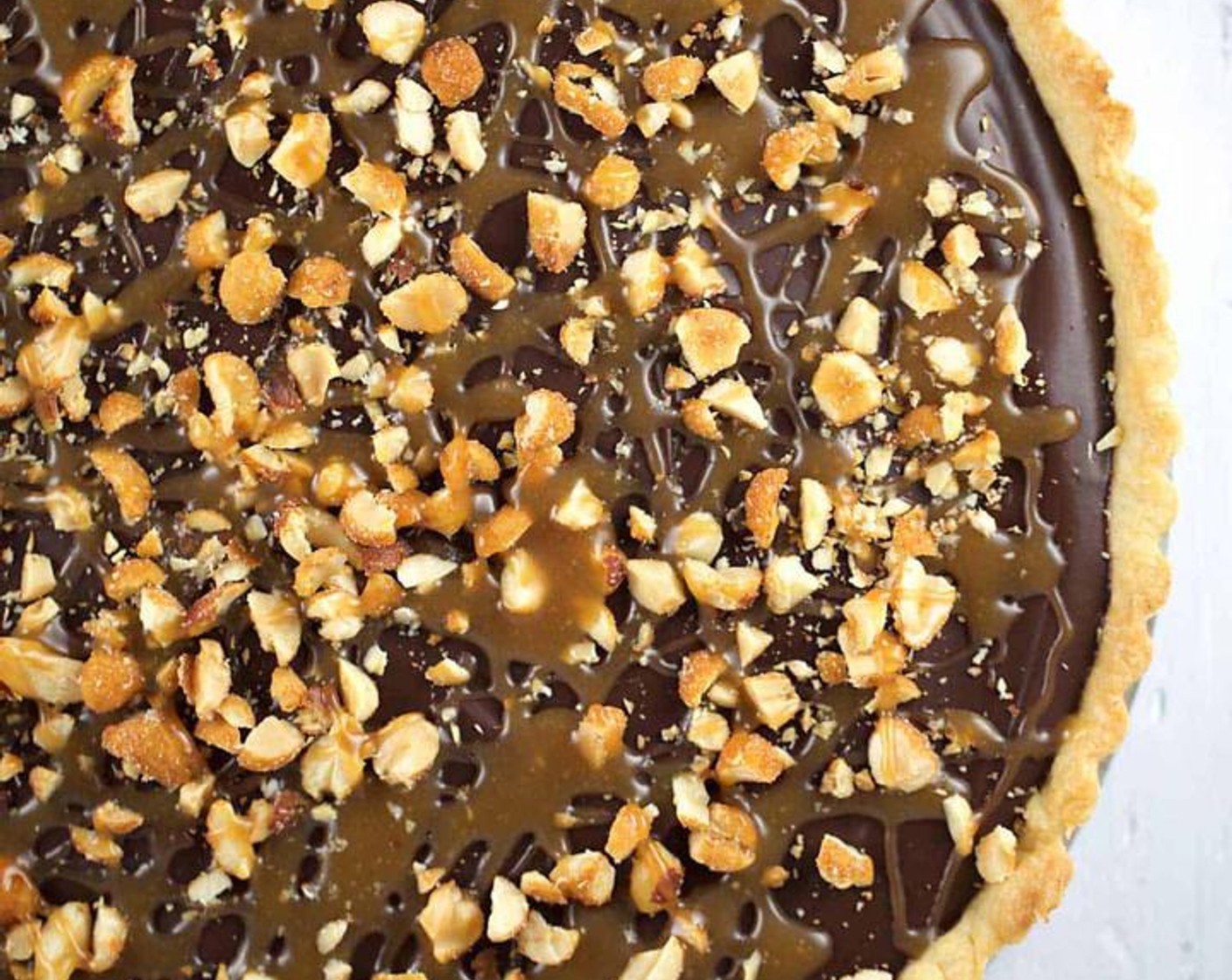 Dark Chocolate Salted Caramel Tart