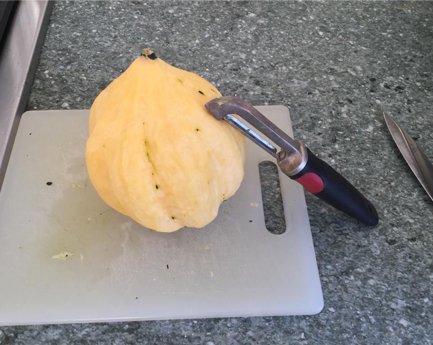 step 2 Peel the Acorn Squash (1).