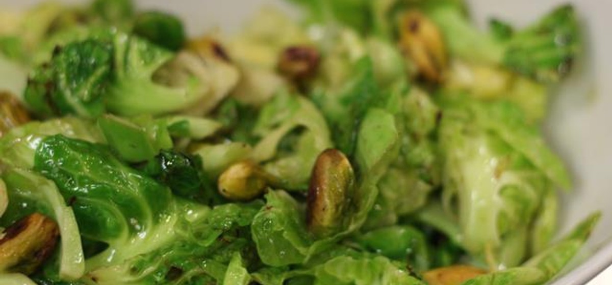 Brussels Sprouts with Pistachios Recipe | SideChef
