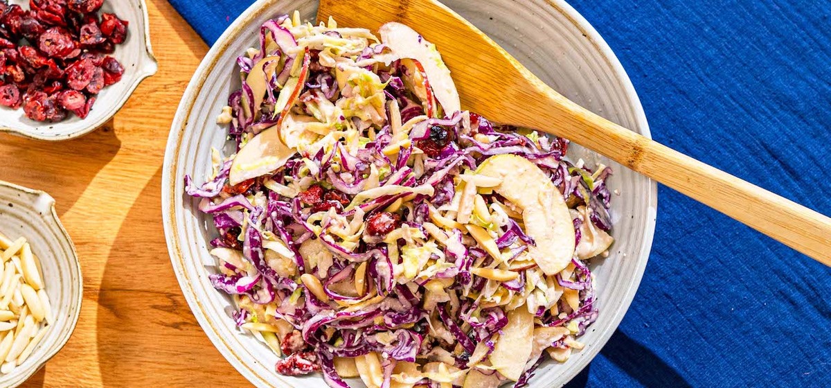 Cranberry Apple Winter Slaw Recipe | SideChef