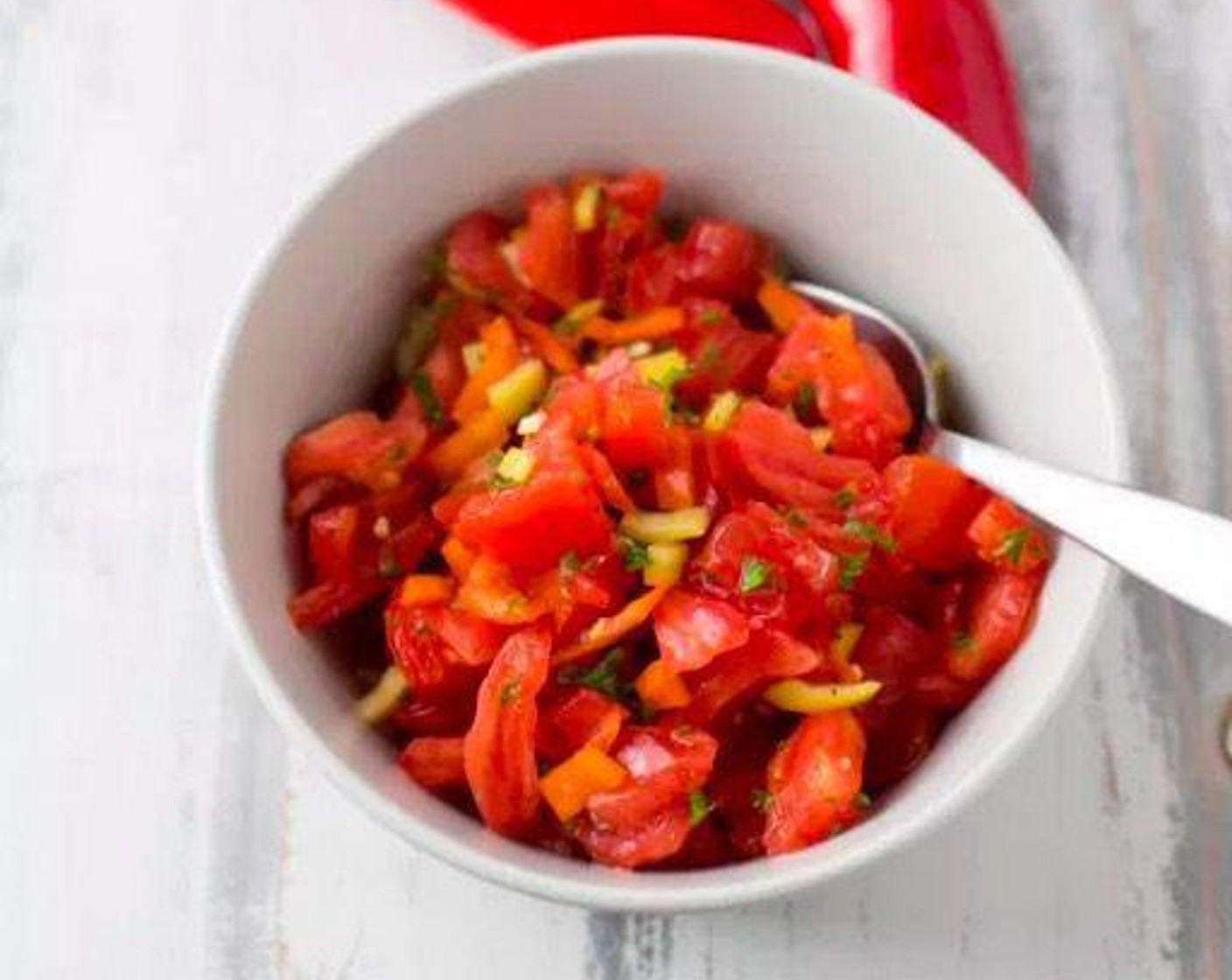 step 2 Refrigerate if not serving for a few hours. Serve salsa with Potato Chips (to taste) or whatever you'd like. Enjoy!