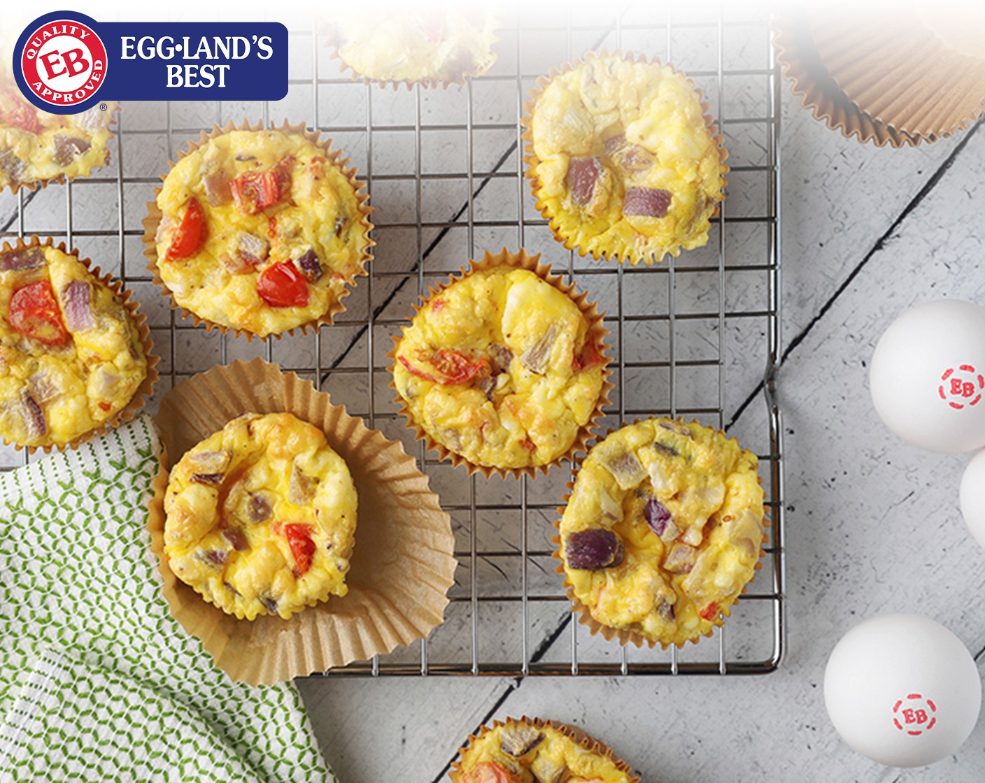 Feta and Tomato Egg Muffins