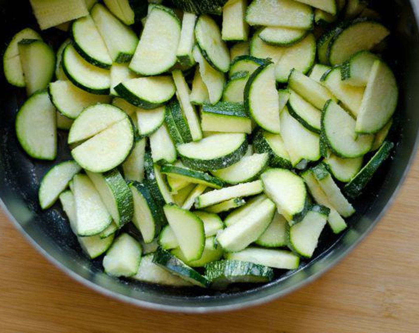 step 1 In an uncovered saucepan, bring Zucchini (4 cups), juice from Lemons (2) and Caster Sugar (1/2 cup) to a simmer over medium heat. Cook about 15 minutes, until zucchini is soft and some of the juice has reduced down.