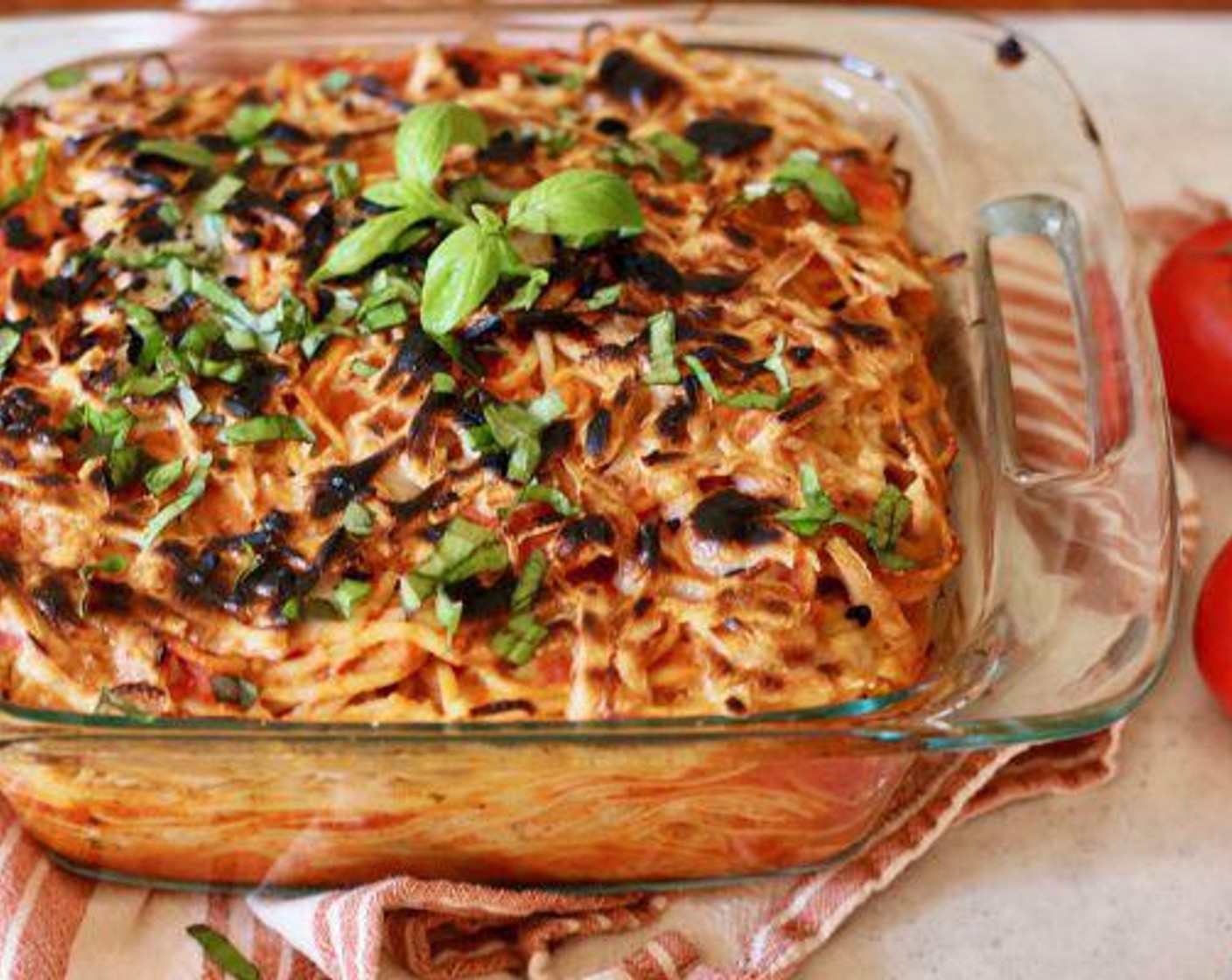 Vegan Creamy and Cheesy Pasta Bake