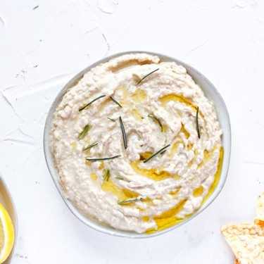 Creamy Lemon Rosemary Hummus Recipe | SideChef