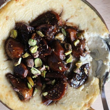 Baked Goat Cheese with Balsamic Glazed Figs Recipe | SideChef