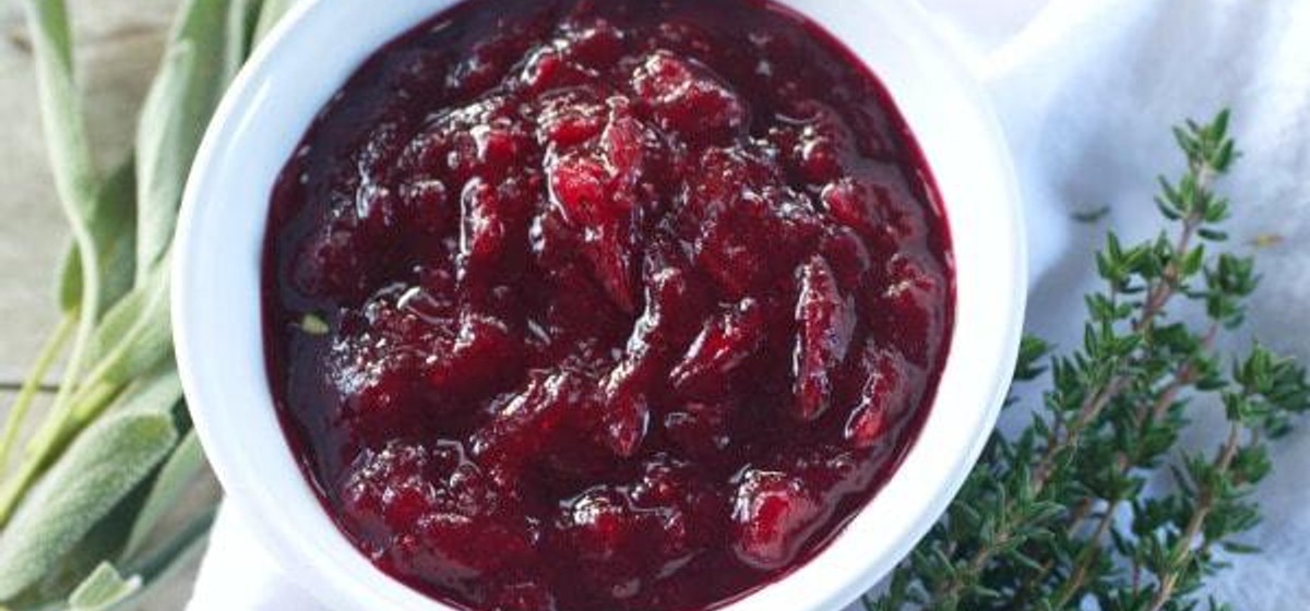 Herb Cranberry Sauce Recipe | SideChef