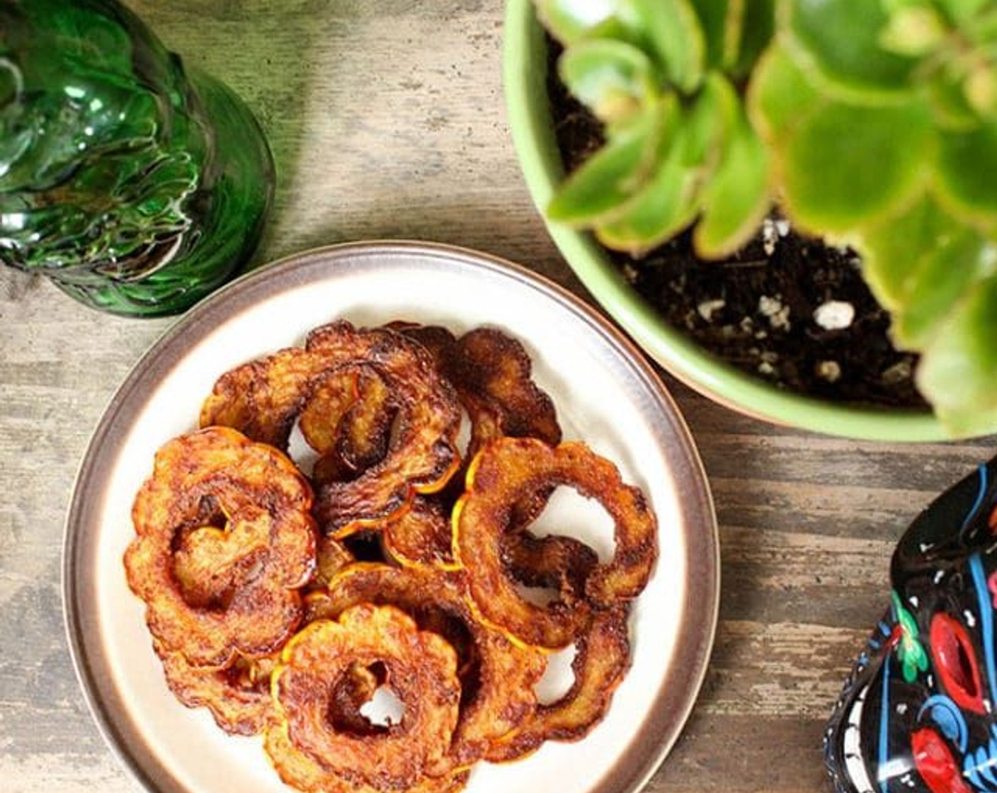 Caramelized Delicata Squash Crisps