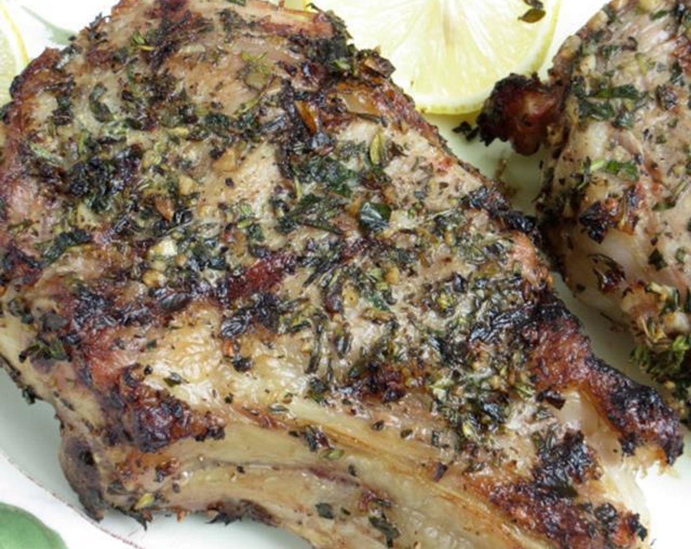 Herb Crusted Veal Chops