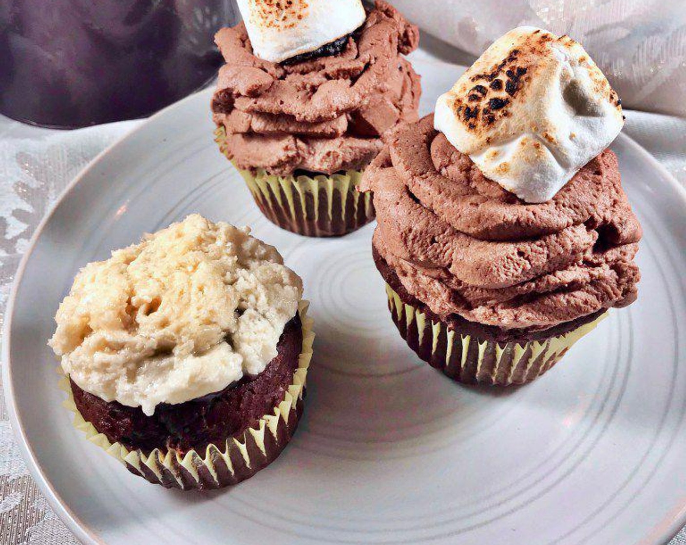 Hot Chocolate Cupcakes