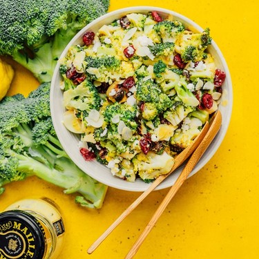 Grilled Broccoli Salad with Honey Mustard Dressing Recipe | SideChef