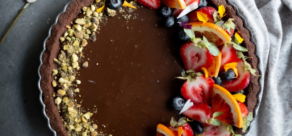 Cardamom and Coffee Chocolate Tart Recipe | SideChef