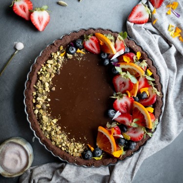 Cardamom and Coffee Chocolate Tart Recipe | SideChef