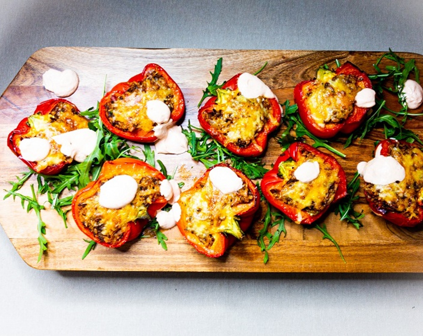 Roasted Spiced Stuffed Peppers