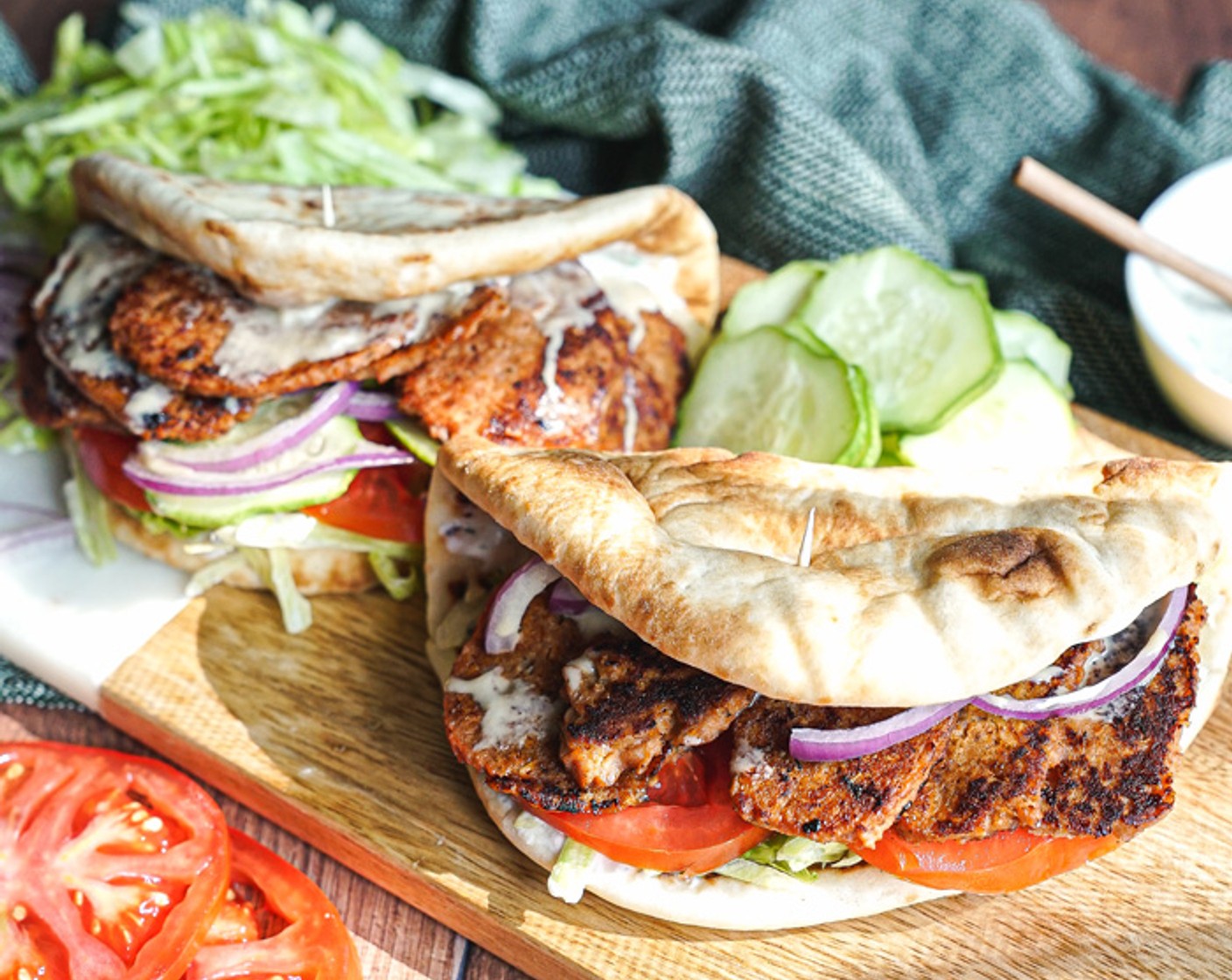 Vegan Kebab Sandwich