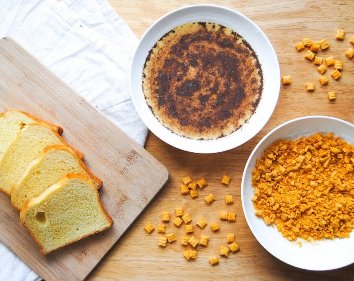 step 2 Crush Cap'n Crunch® Cereal (1 cup) and put it in a separate bowl.