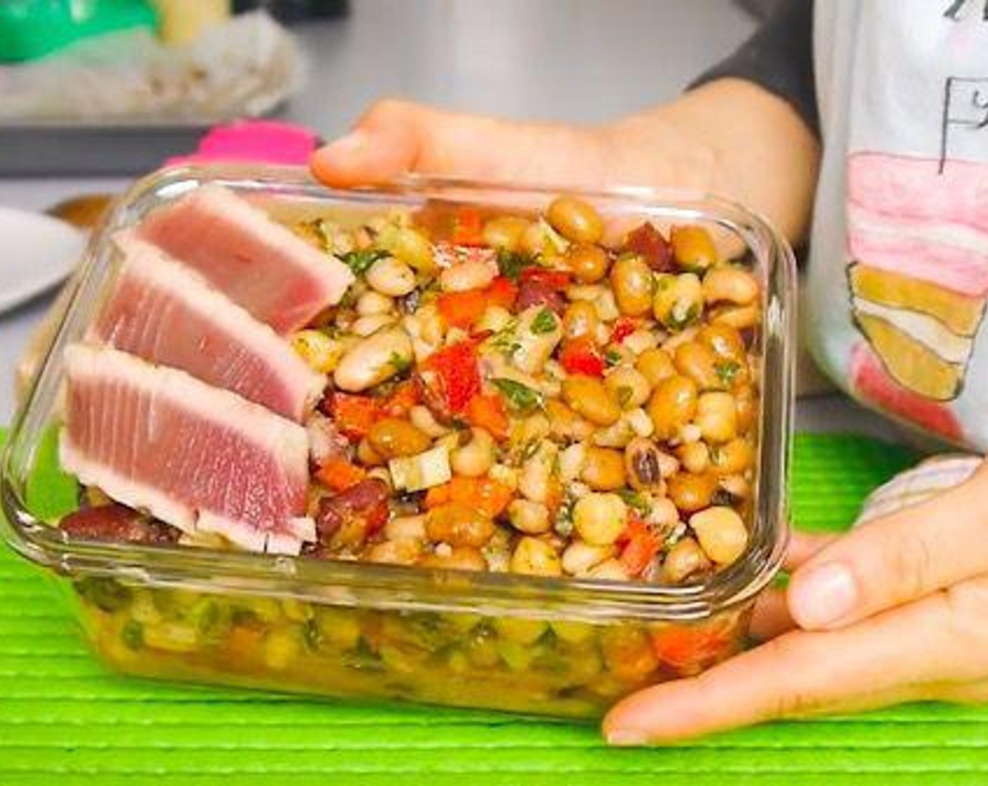 Spicy Mixed Beans and Tuna Salad