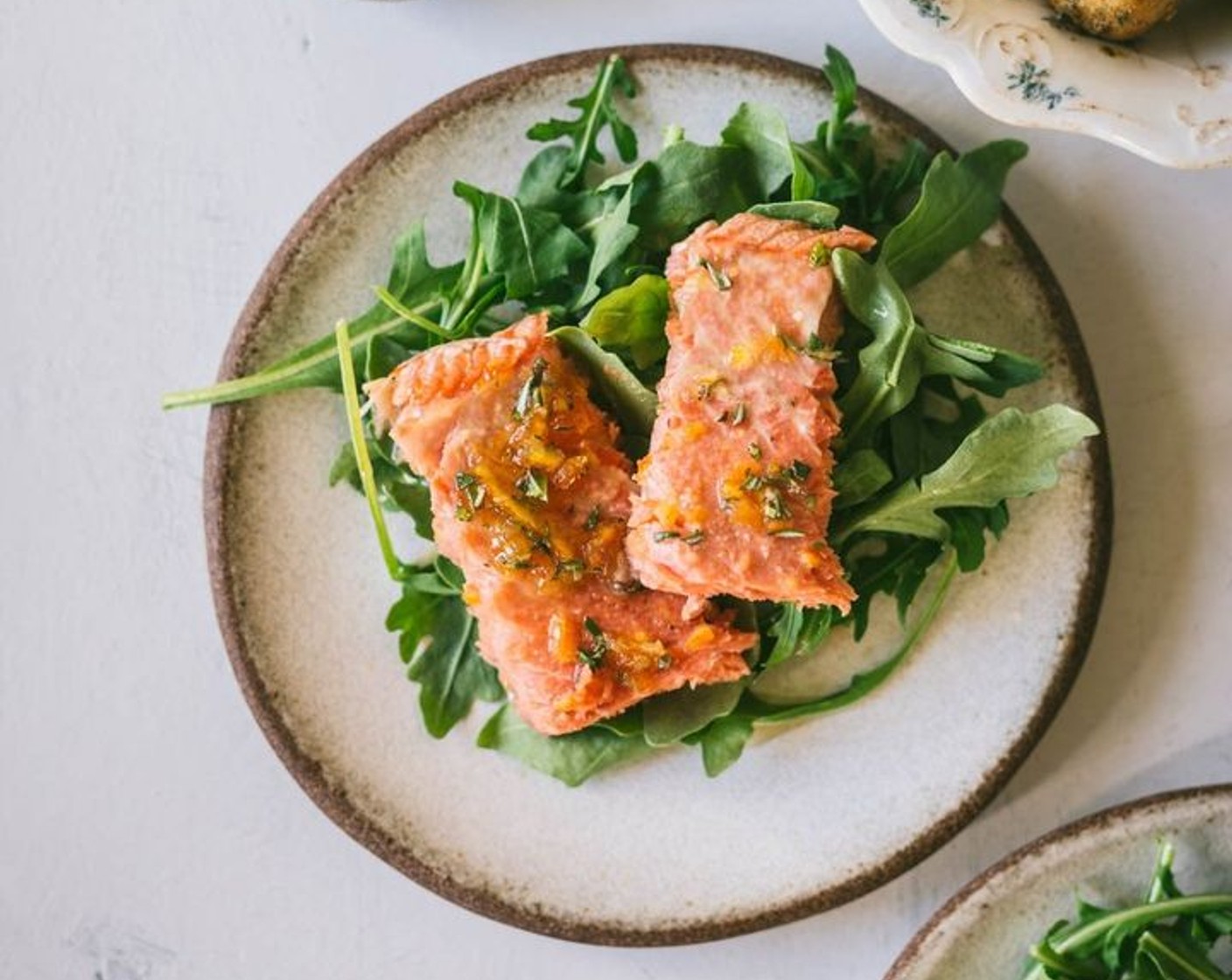 Rosemary and Marmalade Glazed Salmon