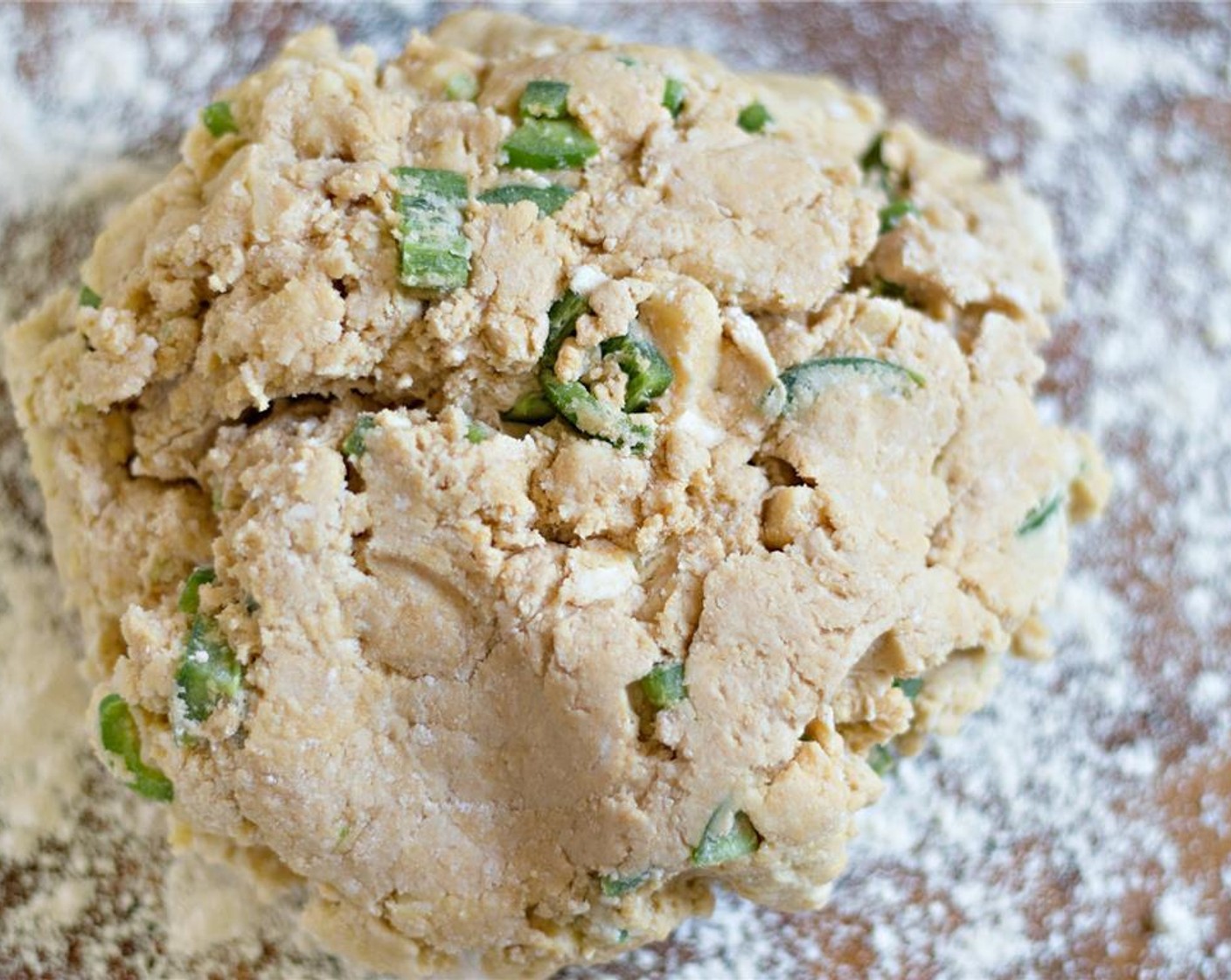 step 8 Sprinkle flour on a clean countertop and dump the dough onto it.