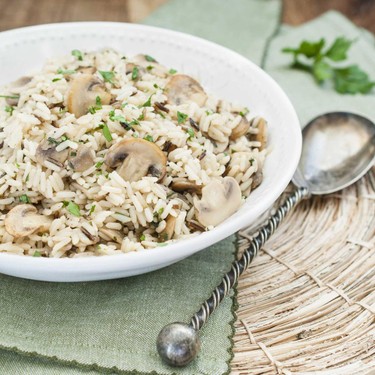 Mushroom Herb Rice Recipe | SideChef