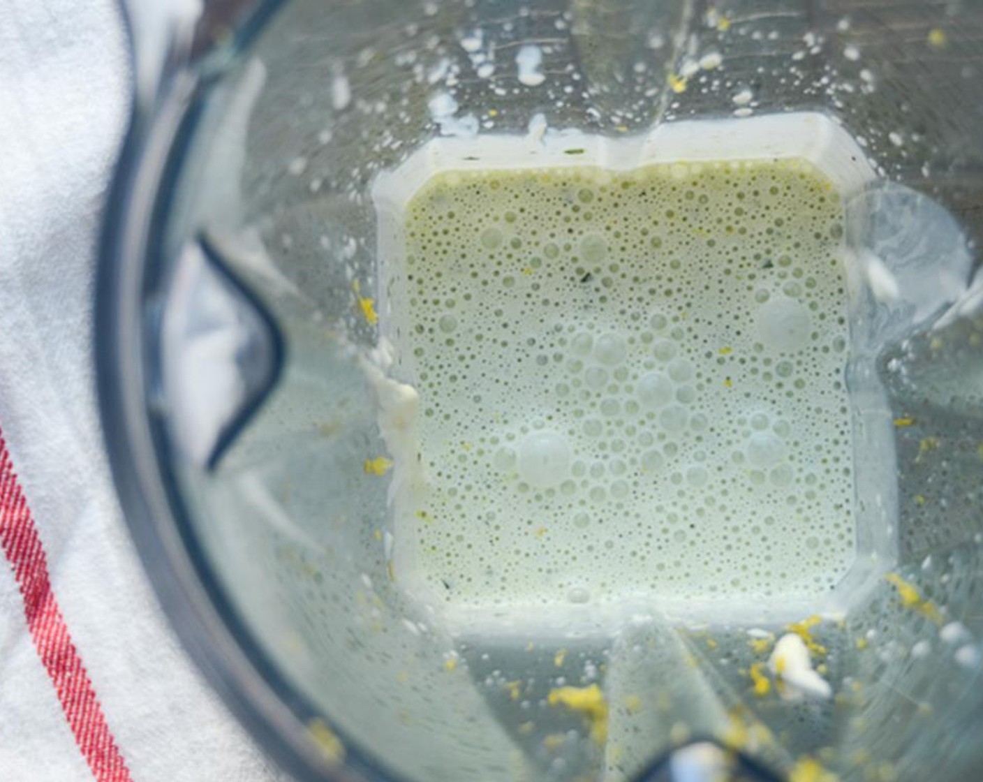 step 4 Shake the Buttermilk (1/2 cup) and add it to the blender. Process until smooth. Taste for seasoning, adding salt or pepper if needed. Transfer to a bowl or jar and refrigerate.