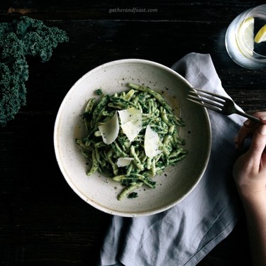 Kale & Basil Pesto with Pasta Recipe | SideChef