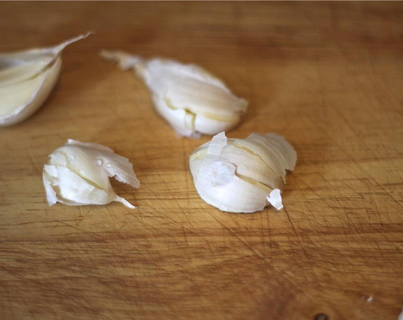step 2 Chop the Garlic (4 cloves).