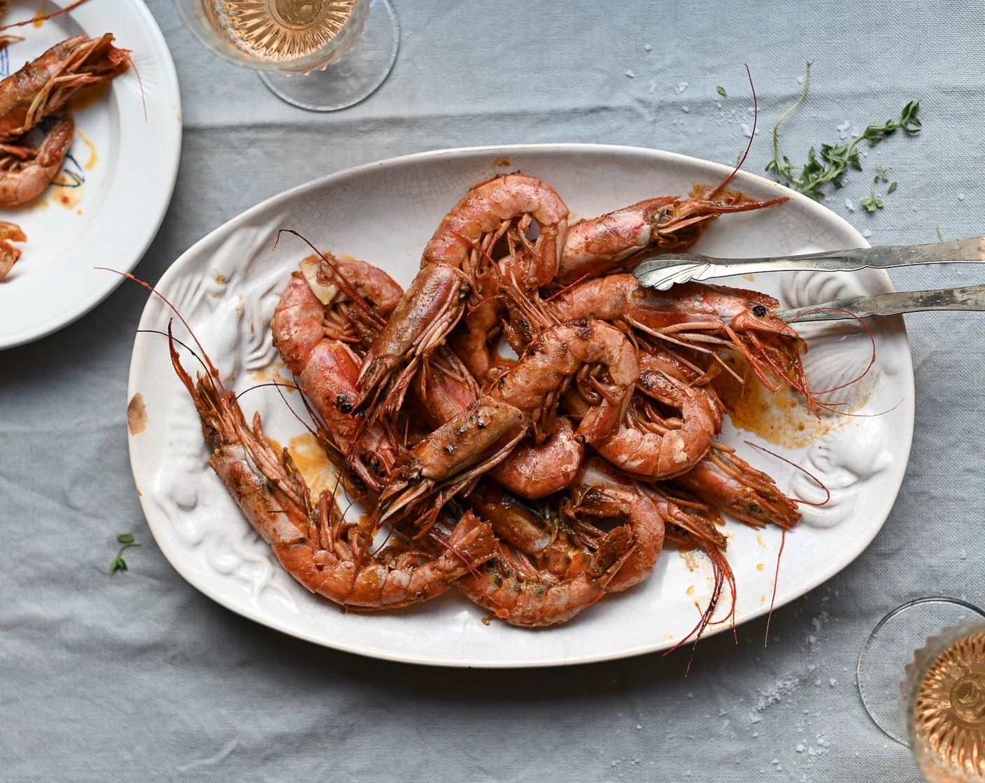 Grilled Prawns with Chili