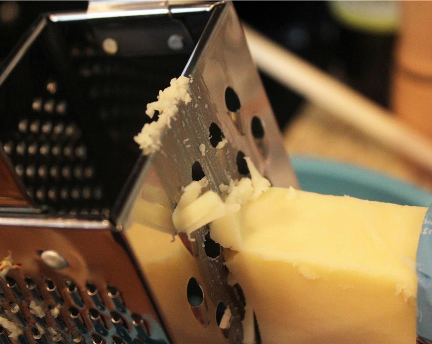 step 2 Grate the Monterey Jack Cheese (1 cup). Grate the Parmesan Cheese (1 cup).