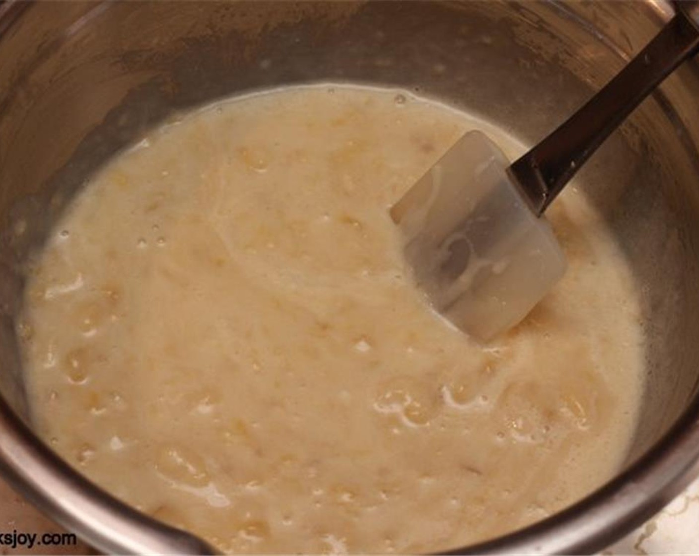 step 3 Mix the bananas with the yogurt mixture along with Milk (1/4 cup) and Vanilla Extract (1 tsp).