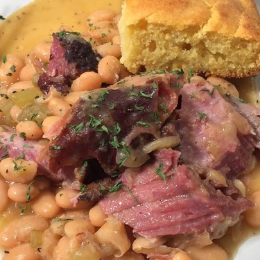 Smoked Turkey Great Northern Beans Recipe | SideChef