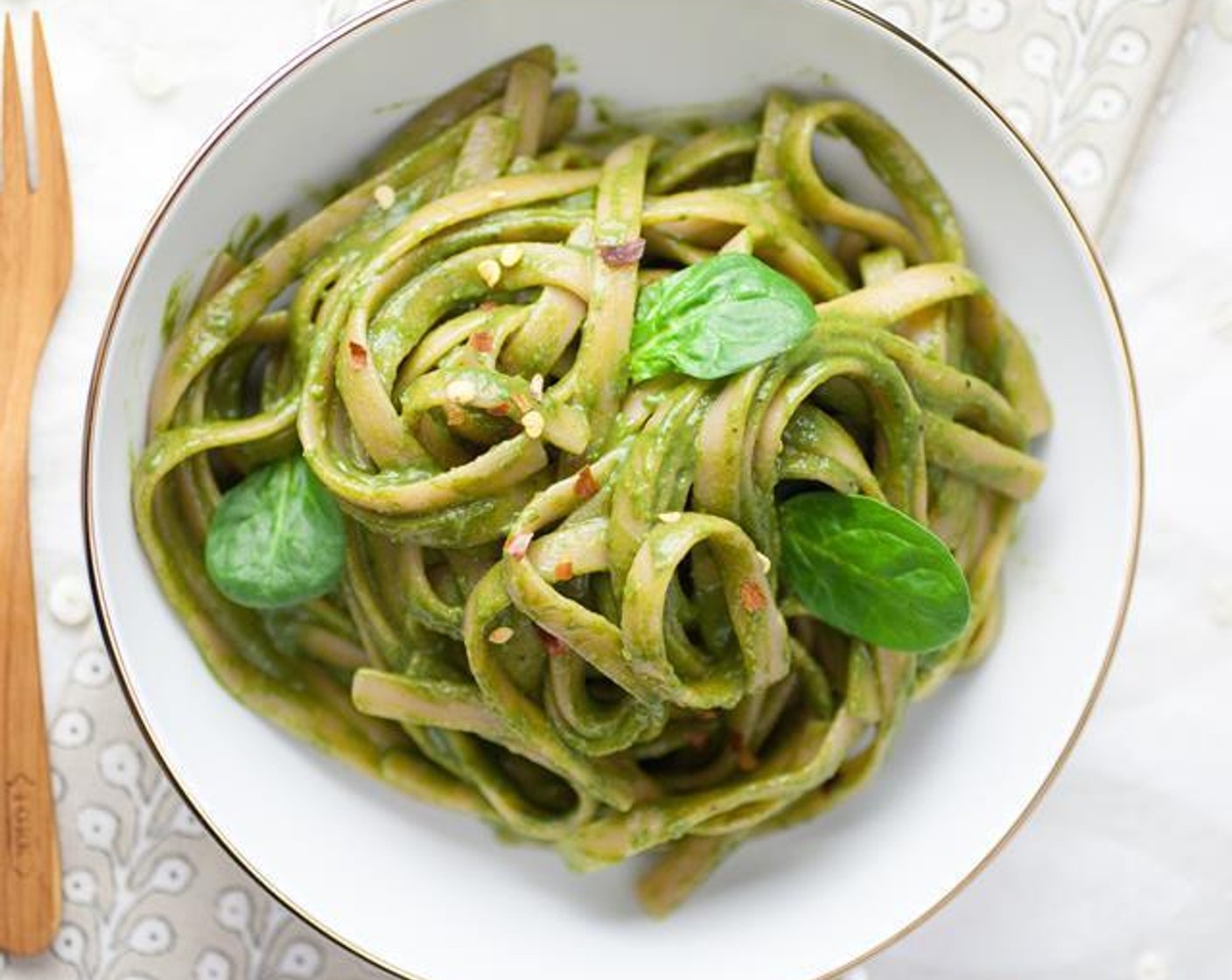 Ginger Coconut Green Linguine