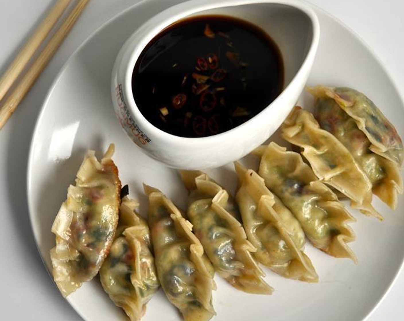 Vegetarian Green Potstickers