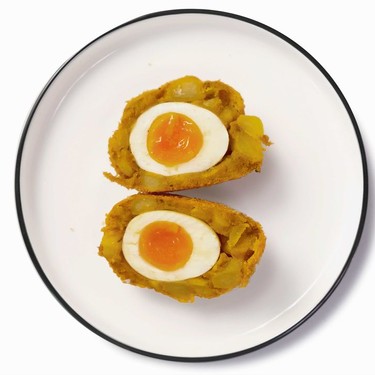 Masala Scotch Eggs Recipe | SideChef
